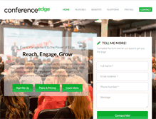 Tablet Screenshot of conferenceedge.com